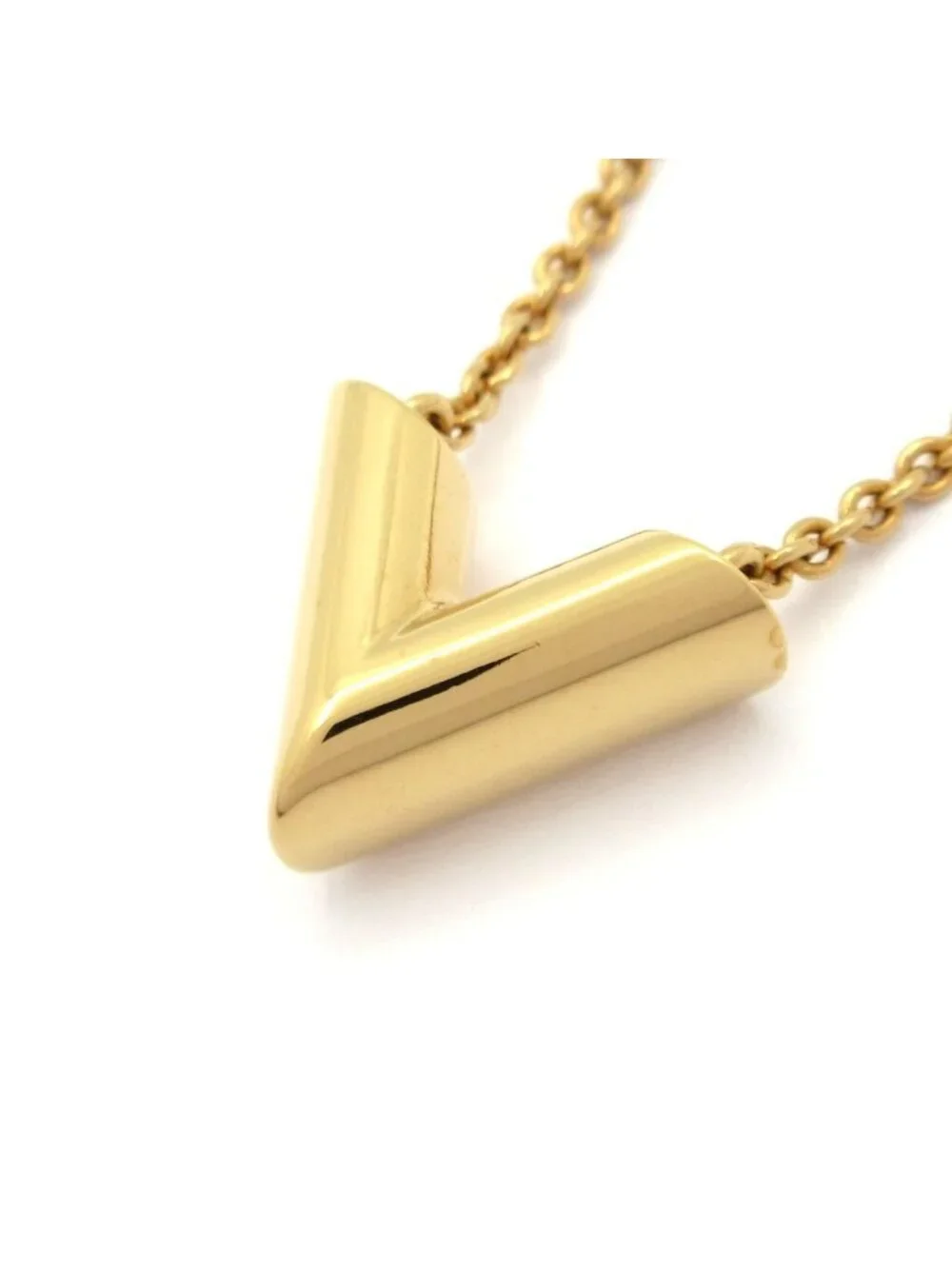Louis Vuitton Necklace Essential V Gold